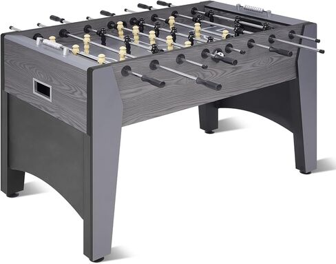 Foosball Table, 54" Full Size Games Table w/ 2 Balls for Adults & Kids, Arcade Soccer Table for Home, Game Room, Office, Party in Kuwait