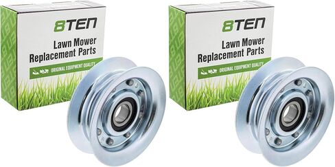 8DEN Flat Idler Pulley لـ John Deere L100 LA115 LA105 D100 L110 L111 L118 D110 D105 D125 X145 D130 GY20067 GR22172 in Kuwait