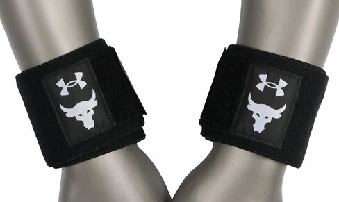 Under Armour UA Project Rock Wrist Wraps 001 Supporter, One Size Fits All in Saudi Arabia