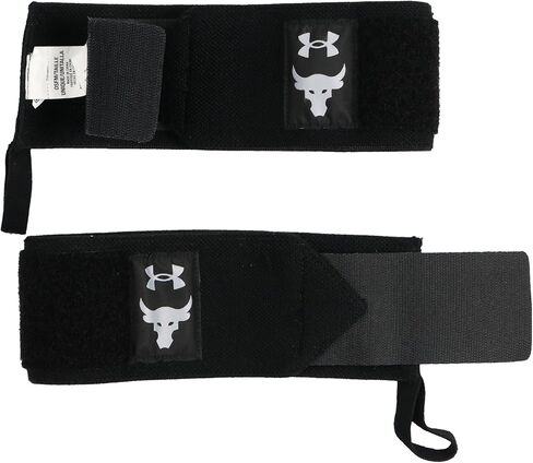 Under Armour UA Project Rock Wrist Wraps 001 Supporter, One Size Fits All in Saudi Arabia