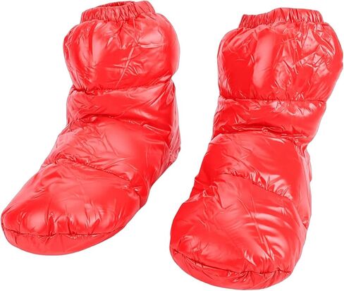 Drfeify Down Booties, Water Proof Breathable 410T Nylon 600 Fill Power Winter Camping Booties for Warm Sleeping Socks for Backpacking Tent Hiking in Saudi Arabia