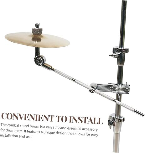 ERINGOGO Cymbal Boom Arm Sturdy Drum Cymbal Holder Heavy Duty Mount Easy to Install Durable Music Instrument Accessory in Saudi Arabia