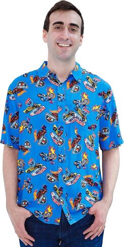 Hot Wheels Matching Family Button Down Shirt Toddler to Adult Sizes (2T - 2XL) in Kuwait