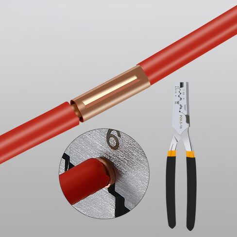 250pcs Wire Terminal connectors 7Size Electrical Butt Connector Copper Tube Connector Kits with Heat Shrink Tubing Wire Ferrules Kits in Saudi Arabia