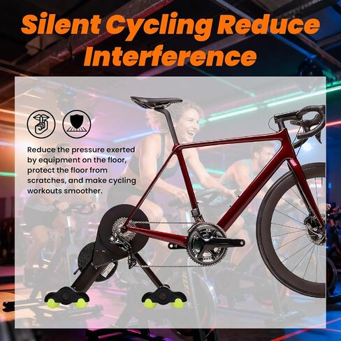 Indoor Cycling Snap Rocker Feet Adapters with 8pcs Balls Indoor Trainer Workout Equipment Stability Accessories in Kuwait