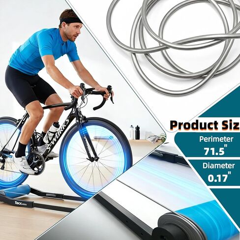 T1043 Drive Silver Belt Replacement, Compatible with TacX/Antares/Galaxia/Ecotrack/Sportrack/Rollertrack Treadmills - Silver in Kuwait