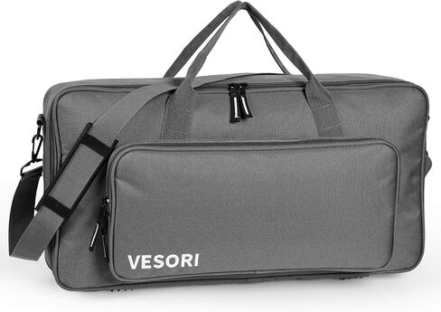 Pedalboard Bag for Guitar Pedal Board - Fits Boss ME-80 / GT-100 / ME-90 - Fleece Lined 23.6 x 11.4 x 3.5 Inch Carry Case - Grey in Saudi Arabia