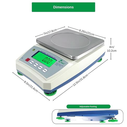 Tree HRB-XG 10001 ميزان مختبري عالي الدقة، 10000 جرام × 0.1 جرام مقياس رقمي للاستخدام العلمي والصناعي والتجاري in Kuwait
