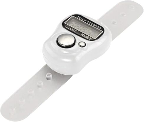 Clicker Counter Ring - Handheld Electronic Ticker for Accurate Counting, Compact with Ergonomic Finger Design, Small Finger Clicker for Goods Lap Workouts Crochet Events School Sports Swimming in Saudi Arabia