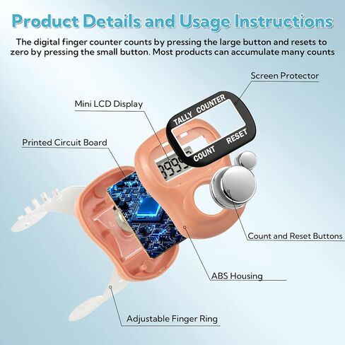 Electronic Finger Counter 24 Pack Handheld Tally Counter Bulk 5 Digit Number Count Clicker,12 Colors Counting Numbers for Coaching, for Coaching, Fishing, Golf, School Stadium Events in Saudi Arabia