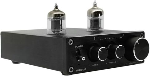 TUBE-03 Mini HiFi Audio Preamplifier 6K4 مُضخّم صوت عازلة ثلاثة أضعاف ضبط المضخم المسبق in Saudi Arabia