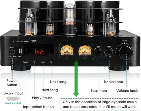 HiFi الهجين ستيريو مُضخّم صوت استقبال الصوت محوري/مضخم الطاقة البصري U Player in Saudi Arabia