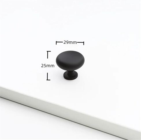 الصلبة كابينة سبائك الزنك مقابض لقطع الأثاث درج باب المطبخ الأجهزة 1 قطعة (RZ017-أسود) in Kuwait