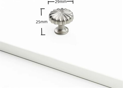 مقبض أثاث فضي لخزائن المطبخ ذات الأدراج ومقابض الأجهزة المنزلية قطعة واحدة (019-Silver) in Kuwait