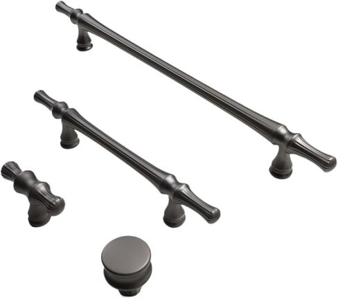 خزانة تسحب مقبض أدراج خزانات النبيذ وخزائن الملابس مقابض الأثاث 1 قطعة (Gray-C192mm) in Kuwait