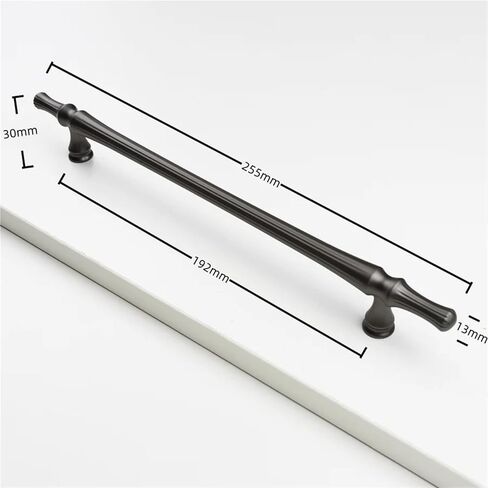 خزانة تسحب مقبض أدراج خزانات النبيذ وخزائن الملابس مقابض الأثاث 1 قطعة (Gray-C192mm) in Kuwait