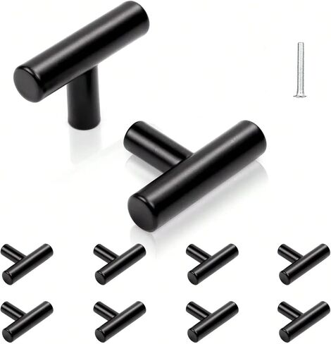 مقابض للخزانة ذات فتحة واحدة من النحاس المصقول ودرج خزانة وأبواب المطبخ الطول الإجمالي 2 في 10 قطع (7) in Kuwait