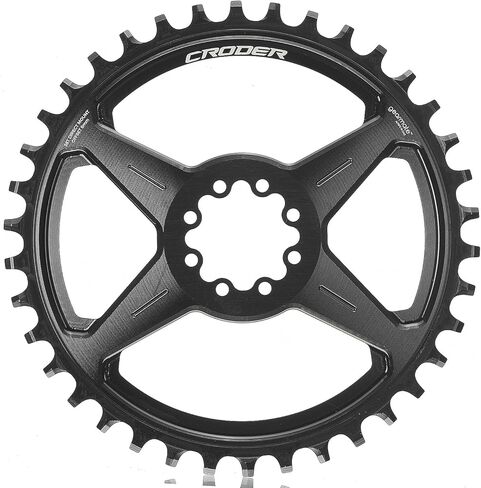 حلقة سلسلة DM ضيقة وواسعة من Gearmate لتركيب SRAM 8-Bolt المباشر | إزاحة 6 مم | ألومنيوم CNC 7075-T6 | لسرعة SRAM Flattop وShimano 11/12 | 30T-38T in Saudi Arabia