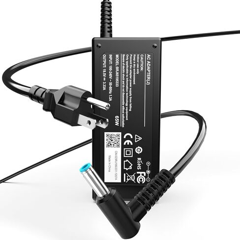 HP 45W 19.5V 2.31A Laptop Charger for HP Stream 11 13 14, Pavilion, Elitebook Folio, Spectre, Pavilion Touchsmart, Spectre Ultrabook, AC Adapter Power Supply (4.5mm x 3mm) in Kuwait