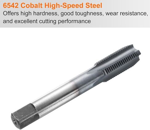 HARFINGTON M15x1.5 Metric Thread Tap 6542 Cobalt High-Speed Steel TiCN Coated Plug Tap Right Hand Straight Flutes Screw Threading Hand Tap in Saudi Arabia