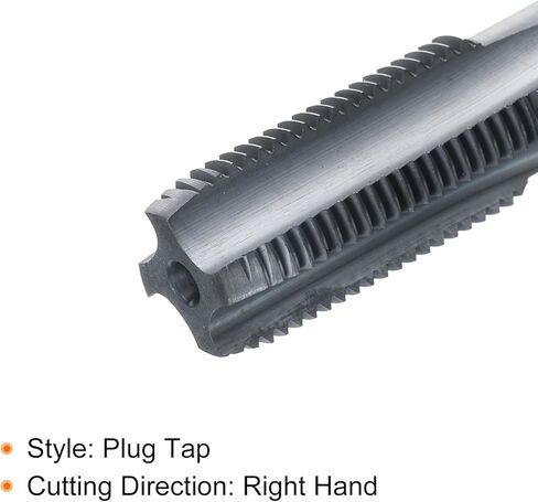 HARFINGTON M15x1.5 Metric Thread Tap 6542 Cobalt High-Speed Steel TiCN Coated Plug Tap Right Hand Straight Flutes Screw Threading Hand Tap in Saudi Arabia