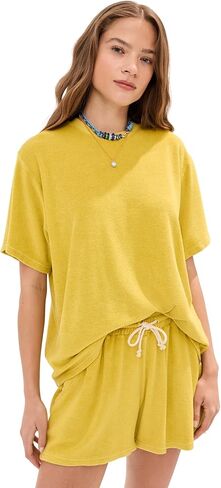 LE BOP Women's Farrah Terry Tee in Kuwait