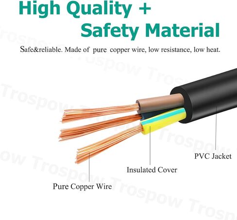 3 Prong Power Cable Replacement for AGPTEK Ehthrew-536 HA0304-MBFBA Fog Machine AC 8.2ft IEC C13 Cord in Saudi Arabia
