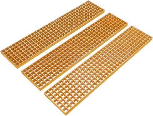 3Pcs Catch Basin Drain Grate, 24"x9.4" FRP Driveway Channel Cover, Outdoor Trench Drainage Grate, Rectangle Sewer Drain Grates for Garage,Yard,Driveway,Concrete Floor in Saudi Arabia