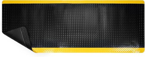NORTHSKY Olympia Anti Fatigue Mat Industrial, Standing Mat, Yellow Border Safety, 8 x 3 ft, 15/16" Thick, Advanced High-Density Memory Foam, for Workshop Workstations, Laboratory Benches in Kuwait