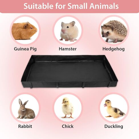 Waterproof Guinea Pig Cage Liner 47.2" X 23.6", Leakproof Bunny Liner Tarp Bottom Base, Reusable Guinea Pig Liners for Cage Washable Rabbit Cage Liner for Ferrets, Hamster, Hedgehog, Chinchilla in Kuwait