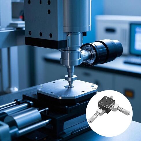 Generic Compact Xy Table Manual Sliding Stage, Lgy40-C Optical Adjustment, 0.01 Mm Accuracy, Zinc Alloy Linear Stage, 58.5 Mm, 2 Kg Load in Saudi Arabia
