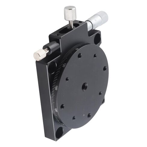R Axes Sliding Platform 360° Rotation Aluminum Alloy Manual Linear Positioning Stage for Optical Instrument a Load Table and Stable Up with Large Capacity 29 4N of Slide R Axes in Saudi Arabia