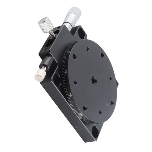 R Axes Sliding Platform 360° Rotation Aluminum Alloy Manual Linear Positioning Stage for Optical Instrument a Load Table and Stable Up with Large Capacity 29 4N of Slide R Axes in Saudi Arabia