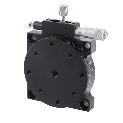 R Axes Sliding Platform 360° Rotation Aluminum Alloy Manual Linear Positioning Stage for Optical Instrument a Load Table and Stable Up with Large Capacity 29 4N of Slide R Axes in Saudi Arabia