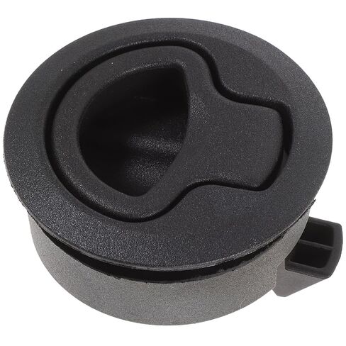 DECHOUS 1 Pack RV & Boat Hatch Latch أسود - يناسب بابين بقطر، مزلاج سحب سريع، مزلاج بلاستيكي دائري للمقطورات البحرية للقوارب RV in Saudi Arabia