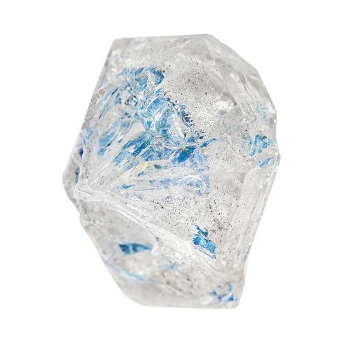 CRYSTALIS 35X23mm (68 carats) Big Rare Blue Herkimer Diamond, Natural Raw Stones, Loose Gemstone Wholesale Bulk Rough Jewelry Making Supply, Wire Wrapping, DIY, Gem Collectibles, Crystal Lovers in Saudi Arabia