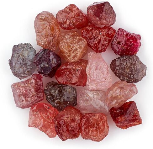 100cts, Wholesale Natural Raw Gemstones, Bulk Rough Stones Lot, Loose Crystal Supplies for Jewelry Making, Untreated Assorted Rough, Chakra Healing Crystals, Gem Collection in Saudi Arabia
