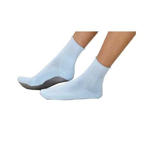 46012-LAR Terry Treads أحذية سلامة المرضى، مداس مزدوج، زوج، مقاس كبير للبالغين، بيج (عبوة من 48 قطعة) in Saudi Arabia
