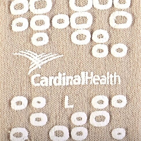 Cardinal Health 68125-TAN Terry in Double Tread Patient Safety Slippers, Tan, Large, Case of 48 Pairs in Saudi Arabia