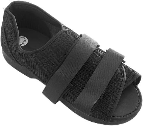 MediChoice Post-Op Shoe, Foam-Padded, Hook & Loop Closure, Canvas, Men's Small, Black, 1314OSG6331 (1 Each) in Kuwait