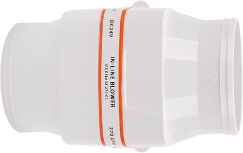 4in 270CFM Bilge Air Blower, 6 Fan Design with ABS Plastic for Marine Boat DC 24V, Motor Housing for Engine Compartment Galley Bilge Bow in Saudi Arabia