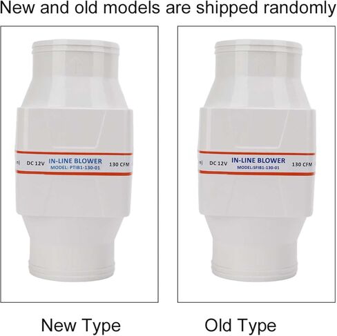 12V 130CFM Marine Blower Boat Bilge Air Blower with 4 Blade Fan Waterproof ABS Construction for Marine RV Truck Engine Compartment Ventilation in Kuwait