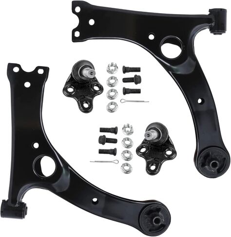 Detroit Axle - 4pc أذرع التحكم في الواجهة الأمامية لعام 2004-2009 Nissan Quest ، 2 Under Control Arms 2 Struts & Coil Spring 2005 2007 2007 2008 Suspension in Kuwait