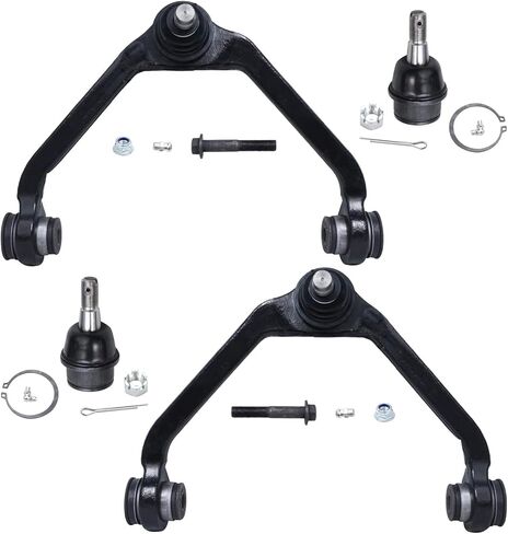 Detroit Axle - 4pc أذرع التحكم في الواجهة الأمامية لعام 2004-2009 Nissan Quest ، 2 Under Control Arms 2 Struts & Coil Spring 2005 2007 2007 2008 Suspension in Kuwait