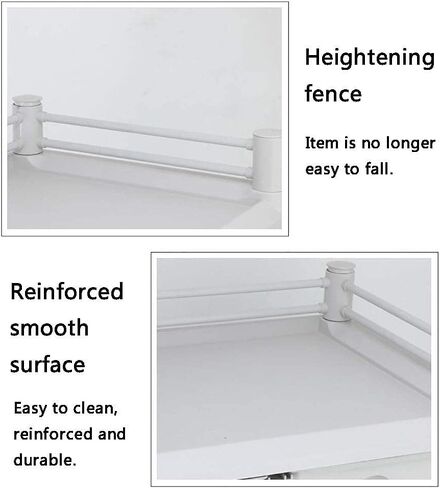 Movable Hand Trucks Trolleys, Household Serving Cart 3 Layers Trolley On Wheels Instrument Treatment Car for,Hair Beauty Salon Rolling Storage Hand Trucks, Ab in Kuwait