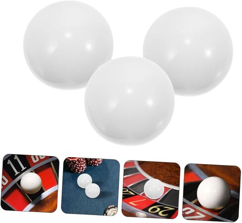 3Pcs Roulette Wheel Beads Party Game Props for Enhanced Roulette Experience Replacement Beads for Roulette Wheel Games Precision Design in Saudi Arabia