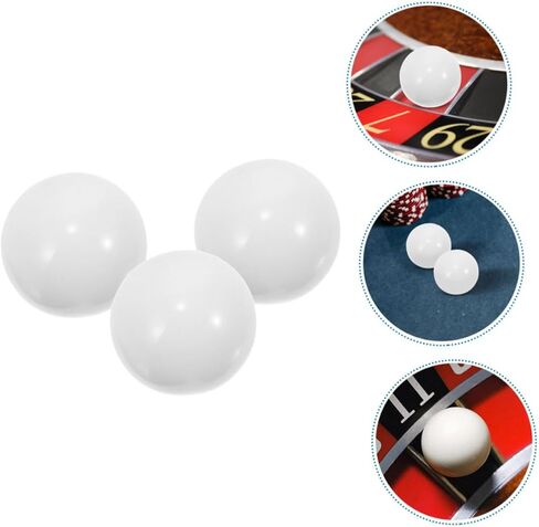 3Pcs Roulette Wheel Beads Party Game Props for Enhanced Roulette Experience Replacement Beads for Roulette Wheel Games Precision Design in Saudi Arabia