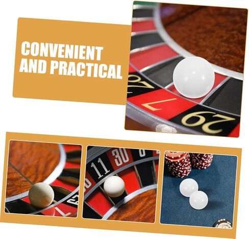 5pcs Roulette Wheel Beads Balls for Game Wheel Stylish Prop for Home Fun for Roulette Tables Easy to Install in Kuwait