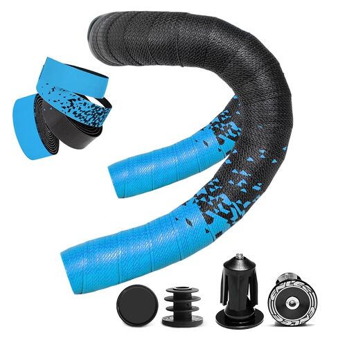 2PCS Bike Handlebar Tapes, Bicycle Handlebar Tape, Road Bike Handlebar Tape, Cycling Handle Wraps, Comfortable, Durable, Anti-Slip, Sweat-Absorbing Design, Orange in Saudi Arabia