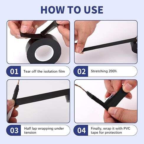 6 Rolls Silicone Grip Tape, Grip Tape For Handles, The Gripper Seal Wrap, Sports Tight Handle Wrap, For Bike, Steering Wheel, Pull Up Bar, Dumbbell, Gym Equipment And Tool, Non-Slip, Shock Absorbing in Kuwait